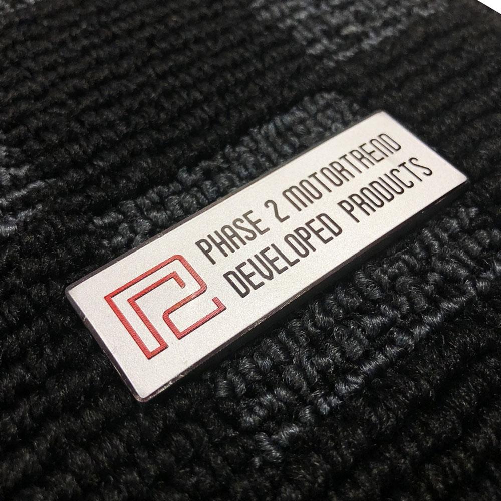 P2M Checkered Race Floor Mats - Front & Rear | 2003-2006 Mitsubishi Evo 8/9 (P2-CPTEVO8DG-TP).