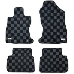 P2M Front + Rear Race Floor Mats - Dark Grey | 2022+ Subaru WRX (P2-CPTVBFFRDG-TP).