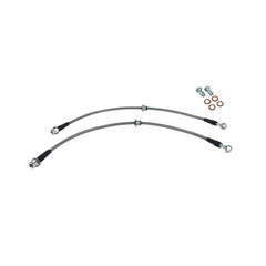 P2M Steel Braided Front Brake Lines | 2003-2006 Mitsubishi Evo 8 AWD (P2-EVO8FR).