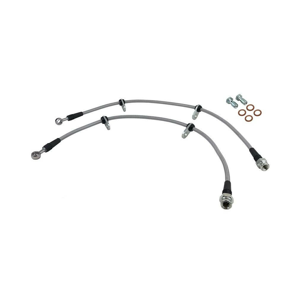 P2M Steel Braided Front Brake Lines | 2000-2005 Honda S2000 (P2-S2KAP1FR).