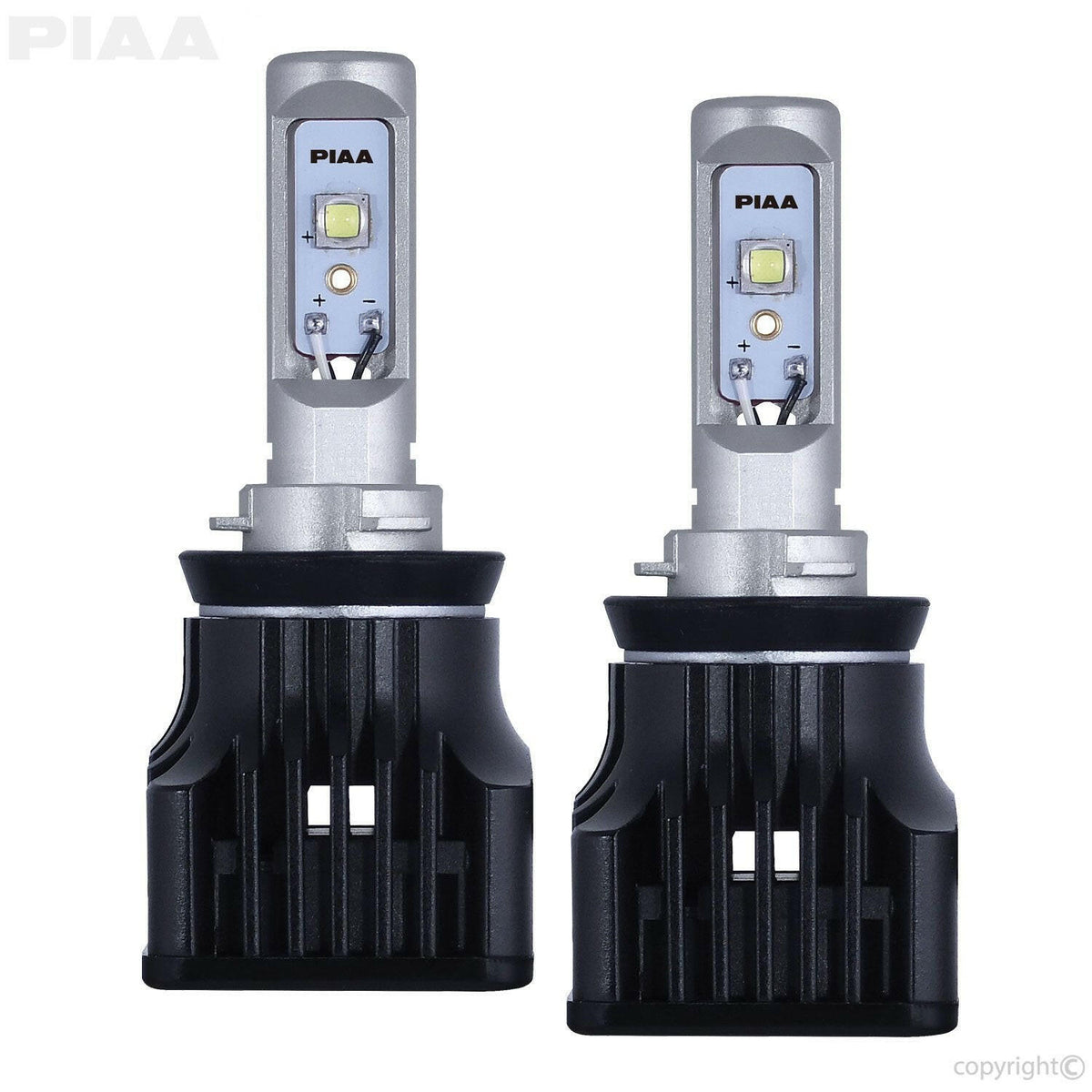 PIAA H11 High Output LED Bulbs - 6000k Twin Pack (17202-H11).