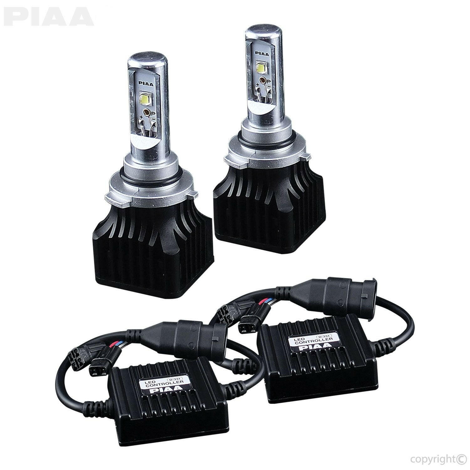 PIAA H11 High Output LED Bulbs - 6000k Twin Pack (17202-H11).