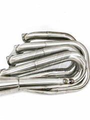 PLM Power Driven B-Series Hood Exit Race Header with 4-1 Megaphone B18 B20.