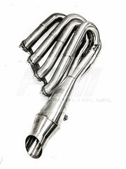 PLM Power Driven B-Series Hood Exit Race Header with 4-1 Megaphone B18 B20.