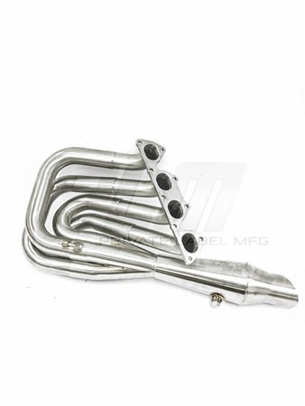 PLM Power Driven B-Series Hood Exit Race Header with 4-1 Megaphone B18 B20.