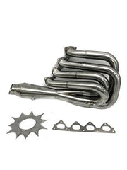 PLM Power Driven B-Series Hood Exit Race Header with 4-1 Megaphone B18 B20.