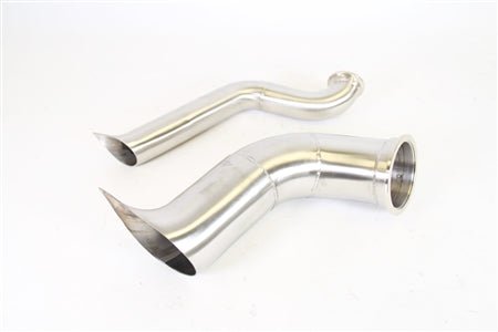 PLM Power Driven D-Series Hood Exit Up-pipe & Dump Tube for Top Mount Turbo Manifold.