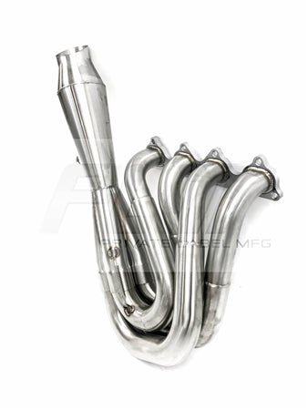 PLM Power Driven H-Series Hood Exit Race Header 4-1 Megaphone H22 F20B H22A.