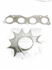 PLM Power Driven K - Series Hood Exit Race Header (4 - 1 Megaphone) Non - Lean - SBX Performance