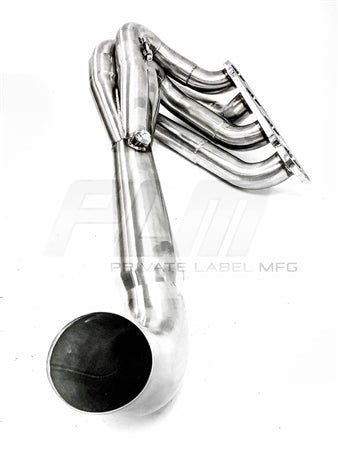 PLM Power Driven K - Series Hood Exit Race Header (4 - 1 Megaphone) Non - Lean - SBX Performance