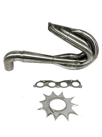 PLM Power Driven K - Series Hood Exit Race Header (4 - 1 Megaphone) Non - Lean - SBX Performance