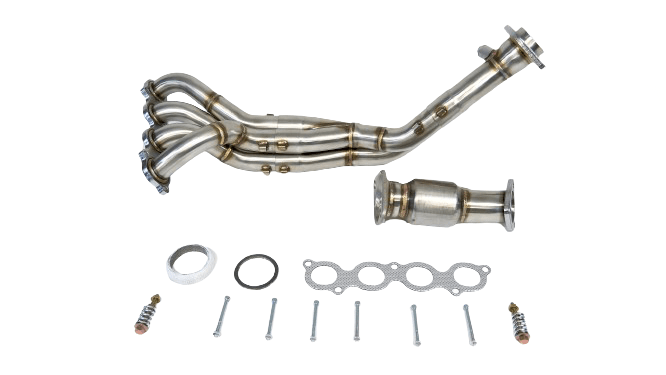 PLM Power Driven K - Series K24 K20 RSX Header with Bolt - On Catalytic Converter - SBX Performance