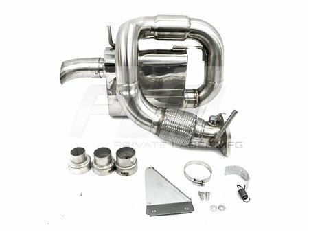 PLM Power Driven Polaris Slingshot Exhaust with Adjustable Silencers.