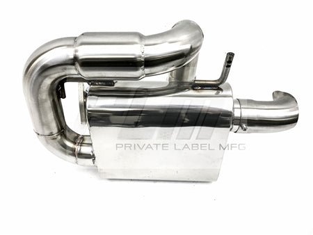 PLM Power Driven Polaris Slingshot Exhaust with Adjustable Silencers.
