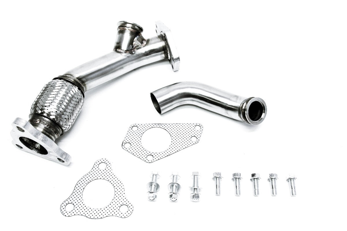 PLM Power Driven Subaru 3-Bolt EWG Up Pipe with Turbosmart WG40 Gen V Wastegate.