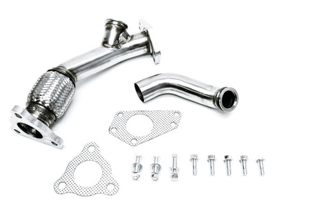 PLM Power Driven Subaru 3-Bolt EWG Up Pipe with Turbosmart WG40 Gen V Wastegate.