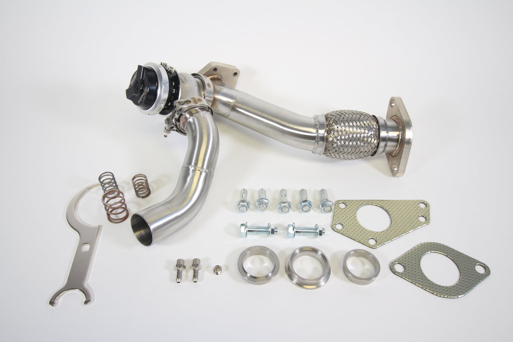 PLM Power Driven Subaru EWG Up Pipe with Turbosmart WG40 Gen V Wastegate.