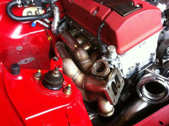 PLM Power Driven T3 Twin Scroll Turbo Manifold S2000 F-Series F20C F22C.