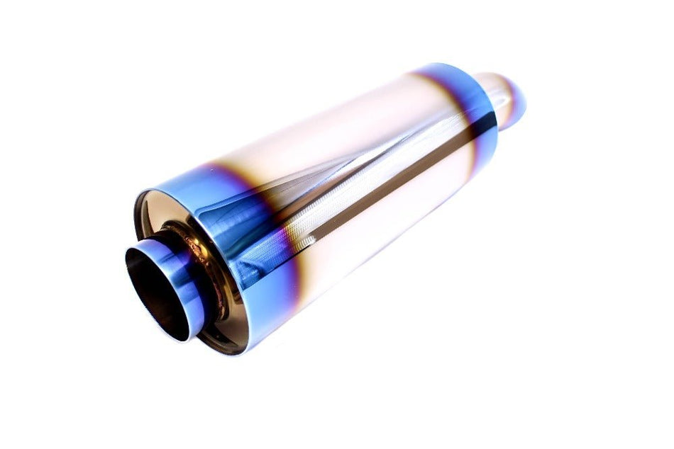 PLM Power Driven Universal Turndown Dolphin Tip Muffler.
