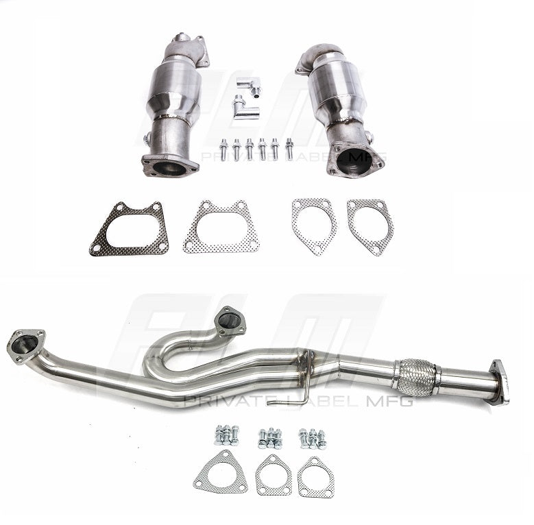 PLM Primary Catalytic Converters PCD & J-Pipe Acura TL 2004 - 2008.