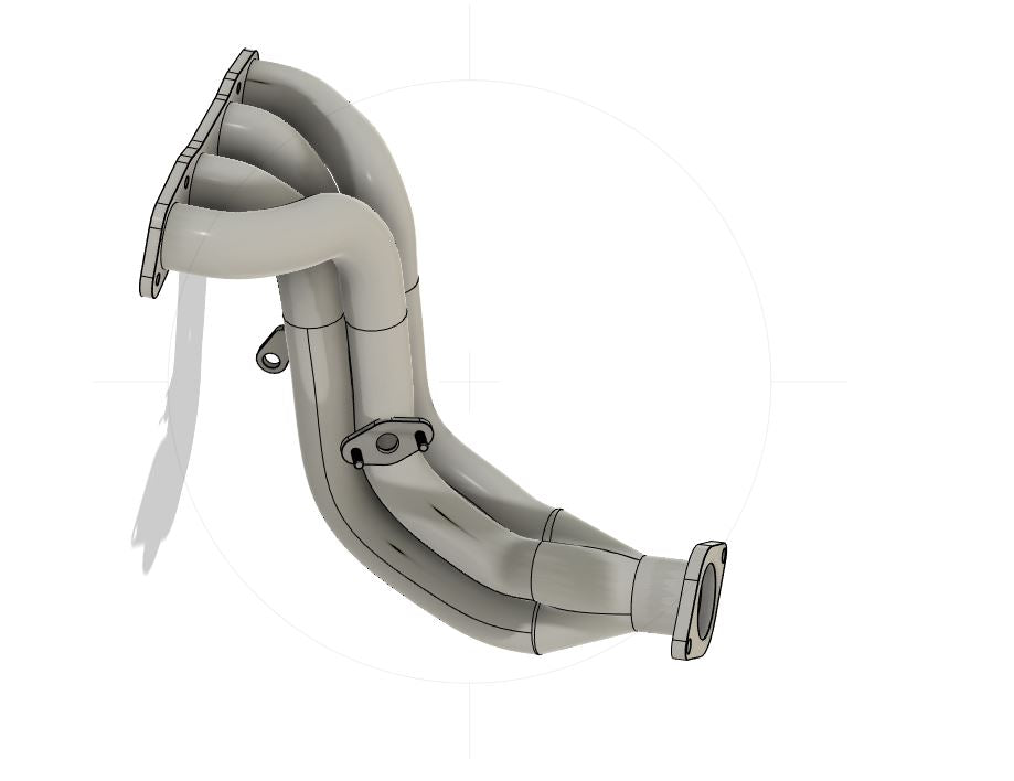 PLM Race Header Toyota Corolla 1ZZ-FE 1998 - 2002.