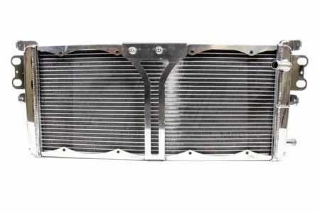 PLM Shelby GT500 Heat Exchanger with SPAL Fans & Wiring Harness.