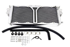 PLM Shelby GT500 Heat Exchanger with SPAL Fans & Wiring Harness.