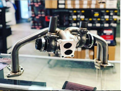PLM Subaru WRX 2015+ Equal Length EWG Header with Turbosmart WG40.