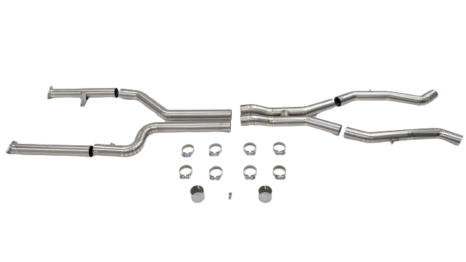 PLM Titanium Mid Pipe Exhaust - BMW G80 G82 M3 M4 G8X.