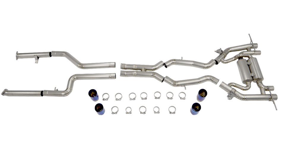 PLM Titanium Valved Exhaust System - BMW G87 M2 G8X.