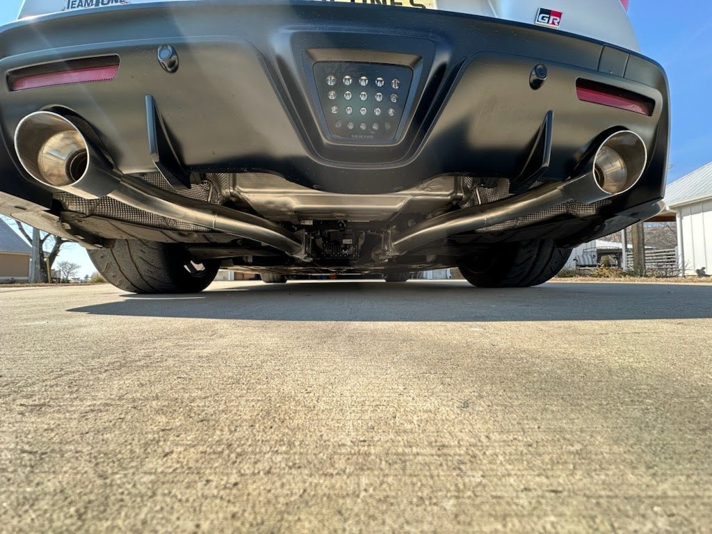 PLM Toyota Supra GR A90 Muffler Delete Axle Back Exhaust.