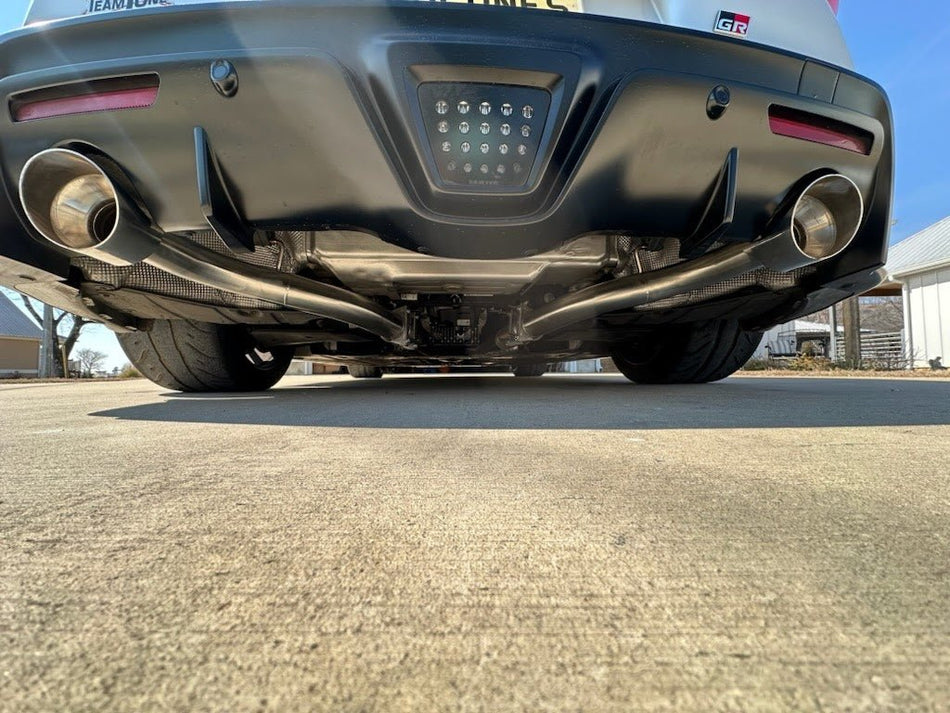 PLM Toyota Supra GR A90 Muffler Delete Axle Back Exhaust.