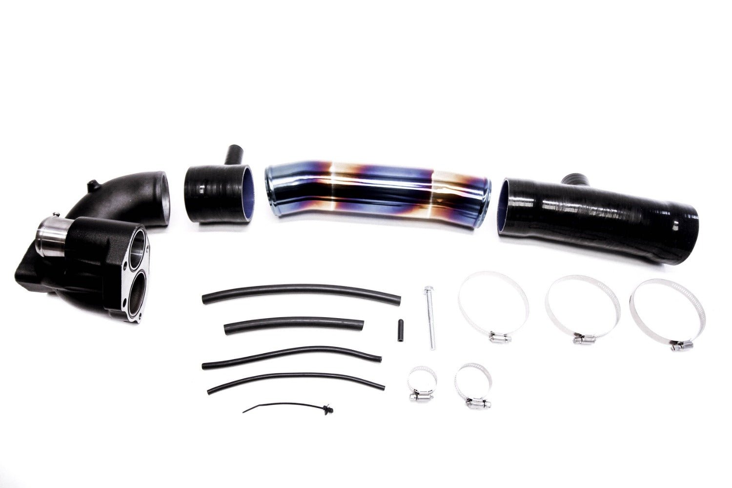 PLM Turbo Inlet Pipe Kit Stainless Burnt Blue - 2017-2022 CR-V 1.5T.