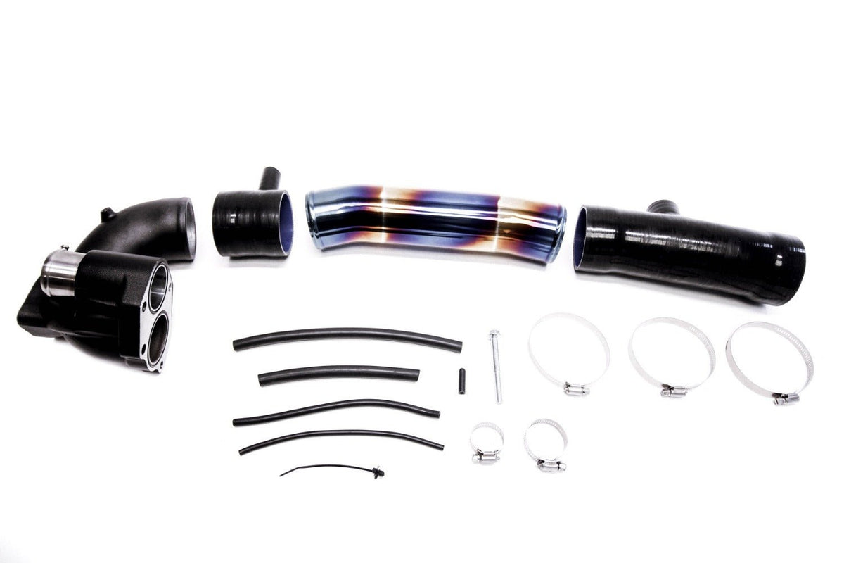 PLM Turbo Inlet Pipe Kit Stainless Burnt Blue - 2017-2022 CR-V 1.5T.