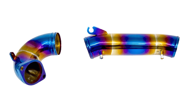 PLM Turbo Inlet Pipe Kit Stainless Burnt Blue - 2023+ FL5 Civic Type R.
