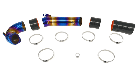 PLM Turbo Inlet Pipe Kit Stainless Burnt Blue - 2023+ FL5 Civic Type R.
