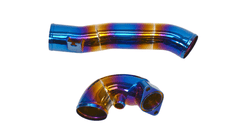 PLM Turbo Inlet Pipe Kit Stainless Burnt Blue - 23+ Integra 22+Civic.