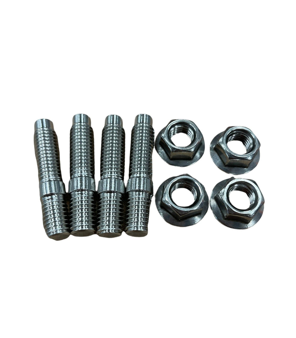 PLM Turbo to Manifold Stud Nut Kit M10 x 1.5 Stainless Steel.