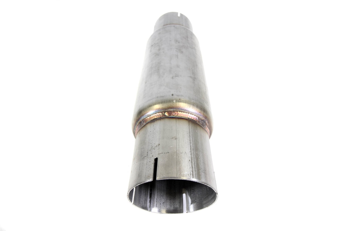 PLM Twister Race Diesel 4” Muffler Resonator - Stainless Steel.