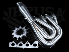 PLM Power Driven Hood Exit Race Header (4-1 Megaphone) - H-series / H2B.