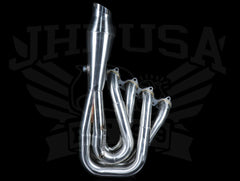 PLM Power Driven Hood Exit Race Header (4-1 Megaphone) - H-series / H2B.