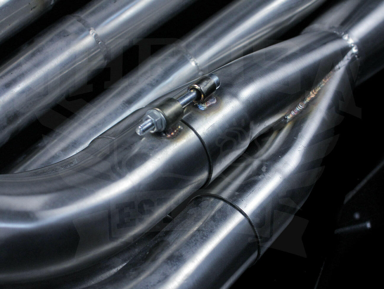 PLM 4-1 Hood Exit Race Header - B-series.