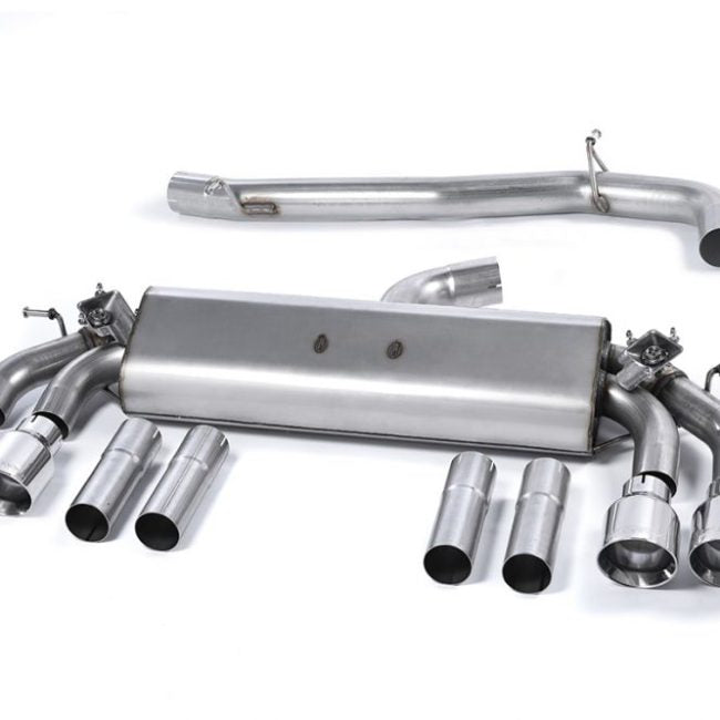 Milltek Valved &amp; Non-Resonated Catback Exhaust System for 8V Audi S3 Quattro (sedan and convertible)