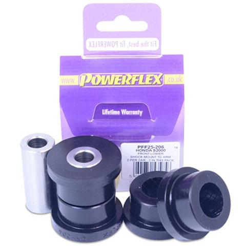 Powerflex Rear Lower Shock Mount Bushing | 1999-2009 Honda S2000 (PFR25-216BLK)