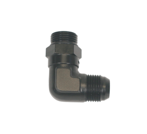 Precision Works 10AN Fitting -10AN to ORB O-Ring 90 Degree Swivel.