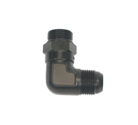 Precision Works 10AN Fitting -10AN to ORB O-Ring 90 Degree Swivel.