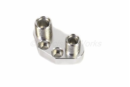 Precision Works AC Compressor Adapter Fitting Sanden SD7B10 7176 Billet Aluminum.