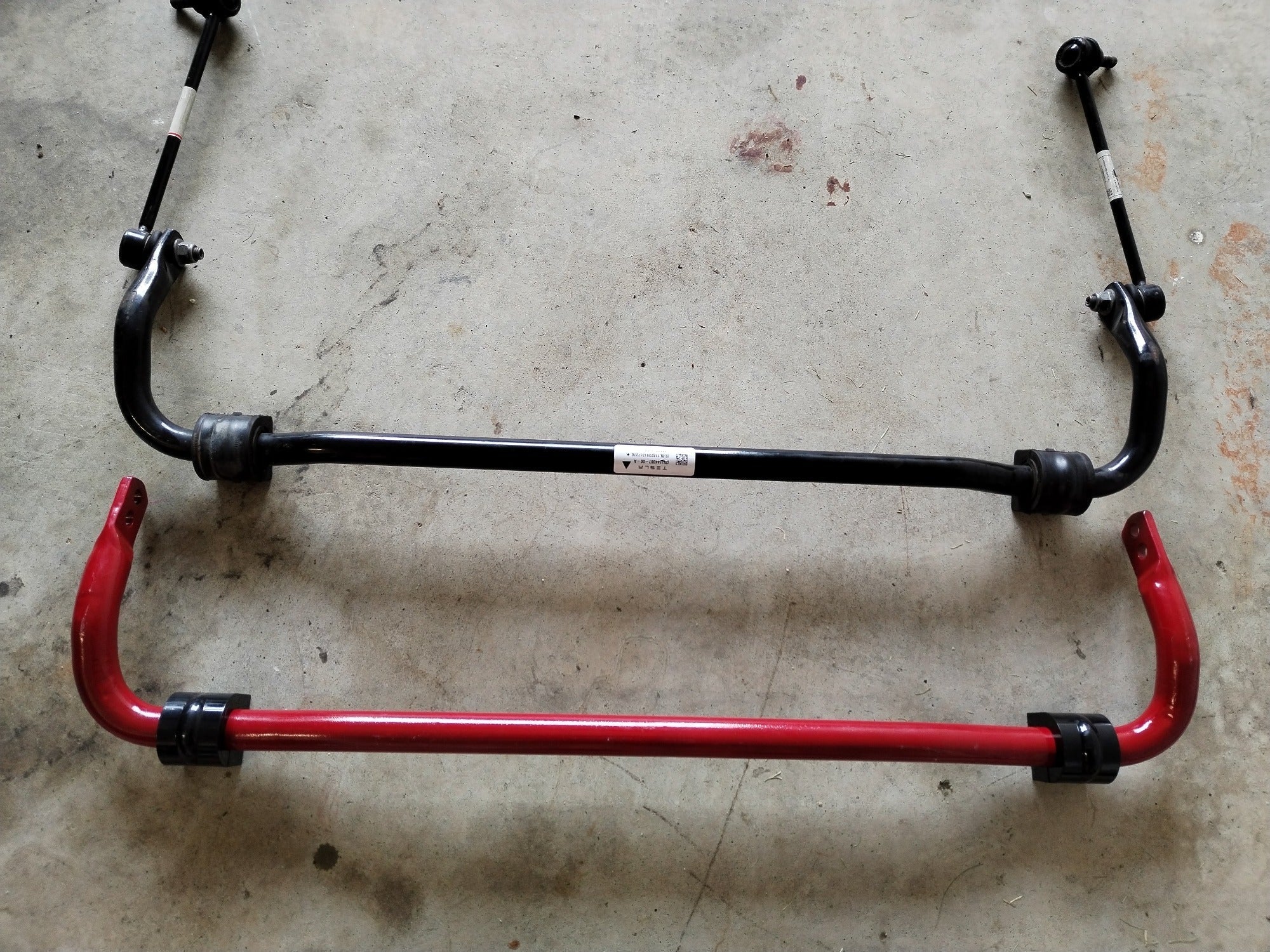 Precision Works Adjustable Sway Bars - Tesla Model 3.