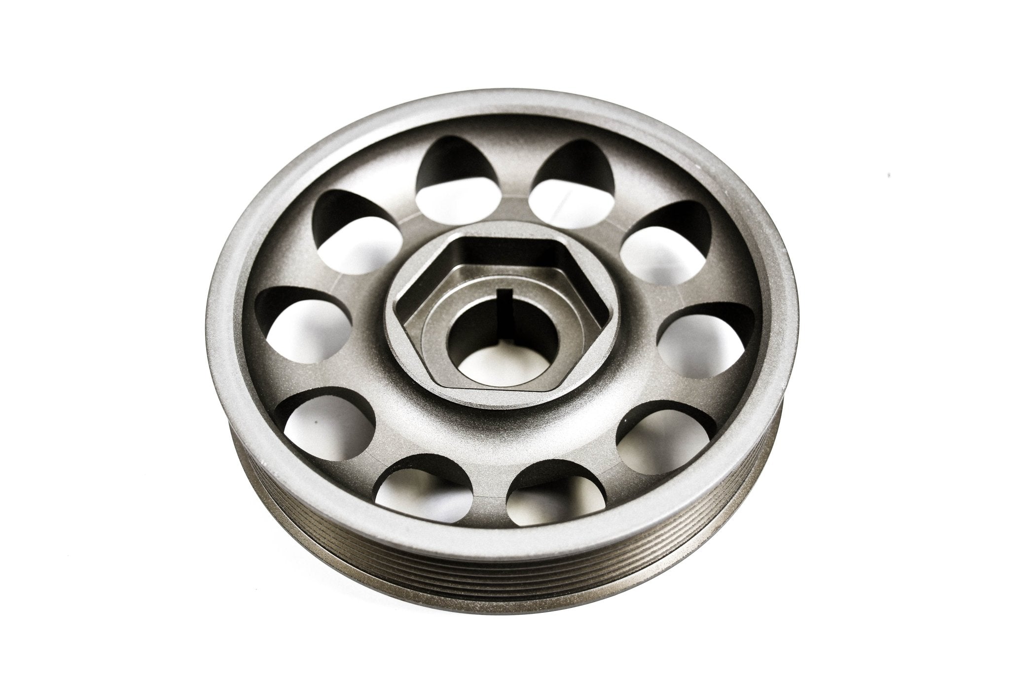 Precision Works Aluminum Crankshaft Crank Pulley Fits Honda Civic FD K20 06-11.