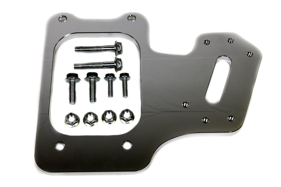 Precision Works Billet Aluminum Staging Brake Mounting Plate for B & D Series.